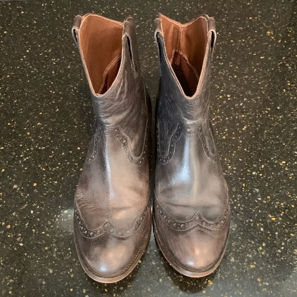 Fat Face Shoes Fat Face Western Wingtip Ankle Boots Size